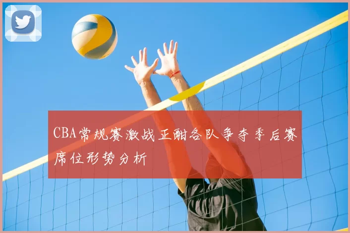 CBA常规赛激战正酣各队争夺季后赛席位形势分析